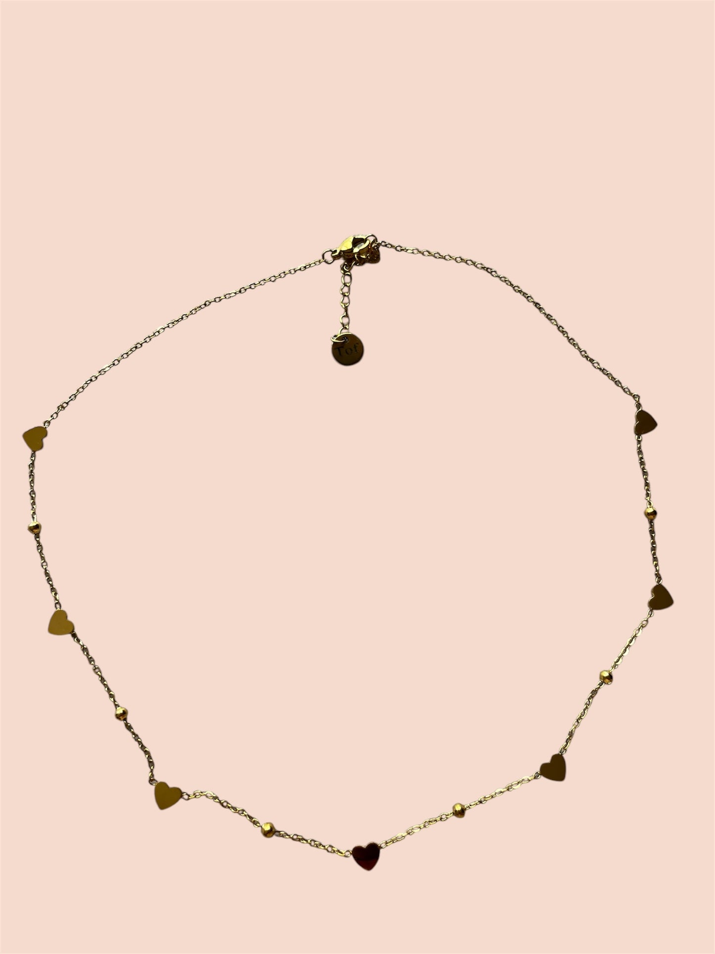 Neckless little heart gold