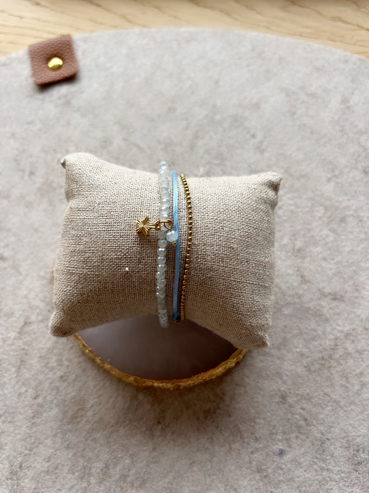 Bracelet set light blue