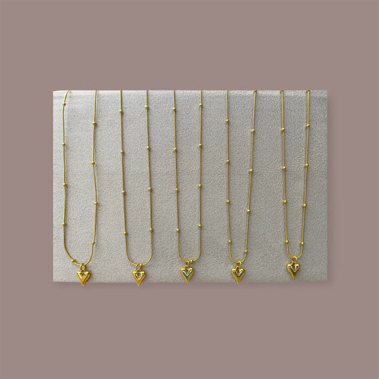 Lange hart ketting