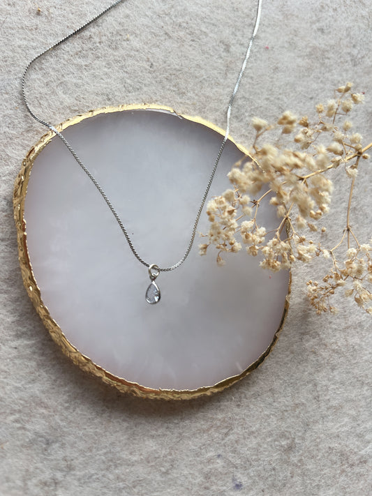 Sparkle neckless silver